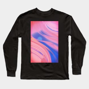 Iridescent Abstraction Long Sleeve T-Shirt